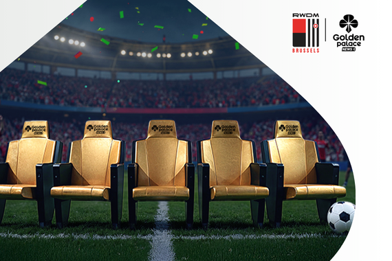 Golden Palace News et le RWDM Brussels ouvrent les portes de l'exprience VIP avec les Golden Seats